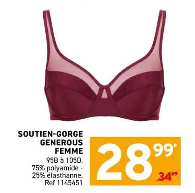 SOUTIEN-GORGE GENEROUS FEMME
