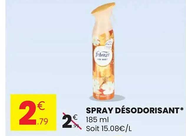 SPRAY DÉSODORISANT*