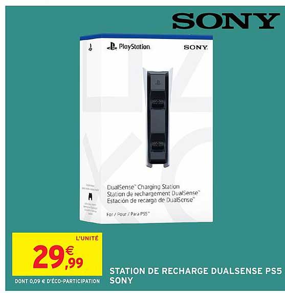 STATION DE RECHARGE DUALSENSE PS5 SONY