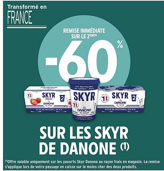SUR LES SKYR DE DANONE