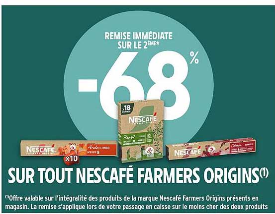 SUR TOUT NESCAFÉ FARMERS ORIGINS