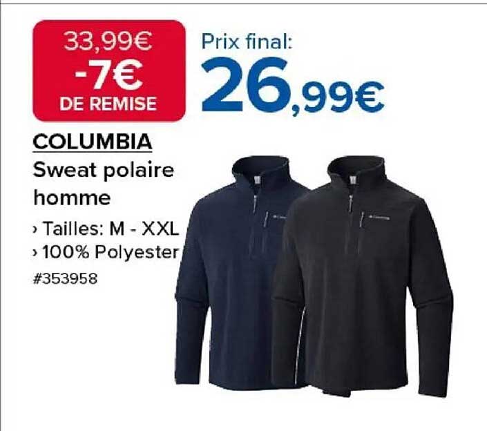 Sweat polaire homme Columbia