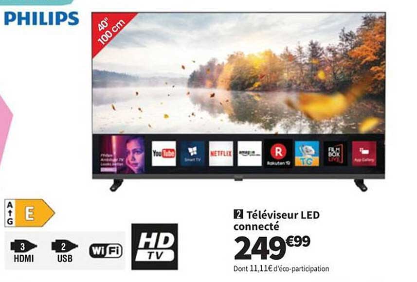 Téléviseur LED connecté