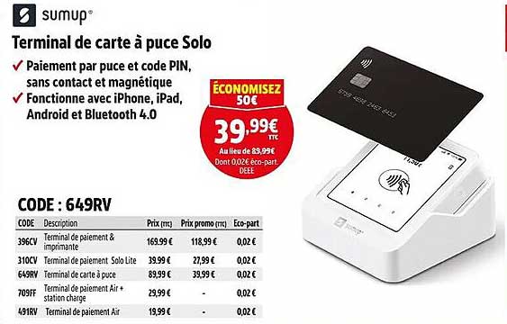 Terminal de carte à puce Solo