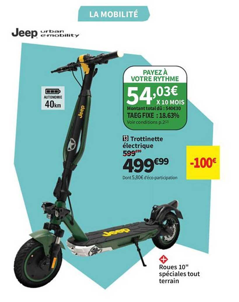 Trottinette électrique