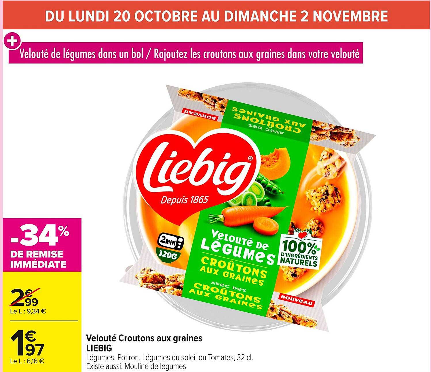 Velouté Croutons aux graines LIEBIG