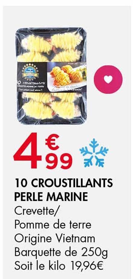 10 CROUSTILLANTS PERLE MARINE