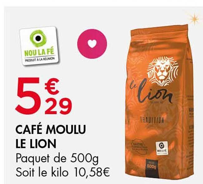 CAFÉ MOULU LE LION