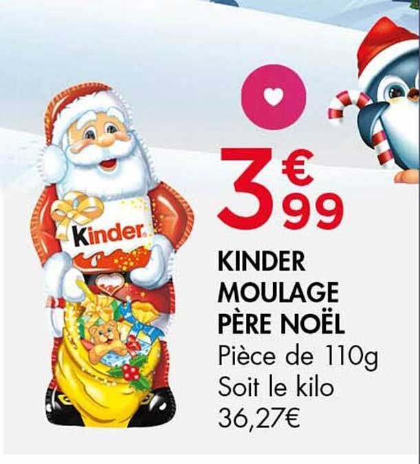 KINDER MOULAGE PÈRE NOËL