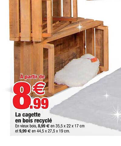 La cagette en bois recyclé