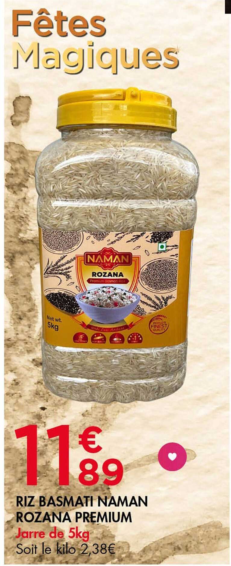 RIZ BASMATI NAMAN ROZANA PREMIUM