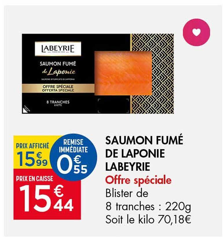 SAUMON FUMÉ DE LAPONIE LABEYRIE