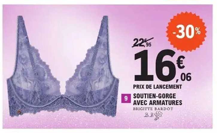 SOUTIEN-GORGE AVEC ARMATURES BRIGITTE BARDOT