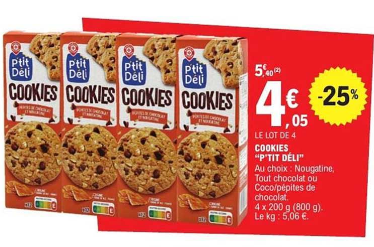 COOKIES "P'TIT DÉLI"