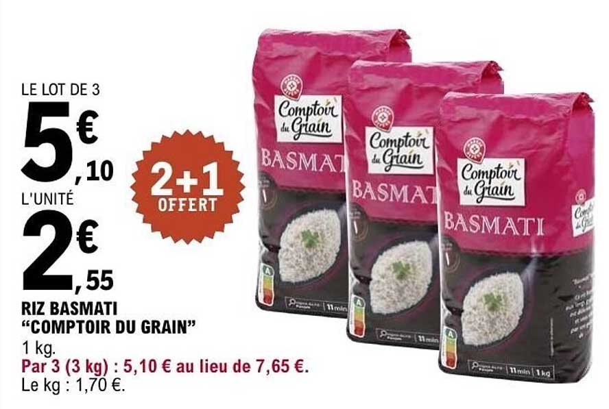 Leclerc Riz Basmati Promo Riz Basmati