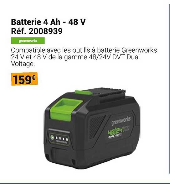 Batterie 4 Ah - 48 V