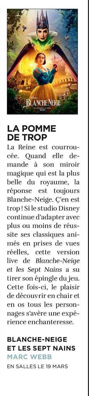 BLANCHE-NEIGE ET LES SEPT NAINS