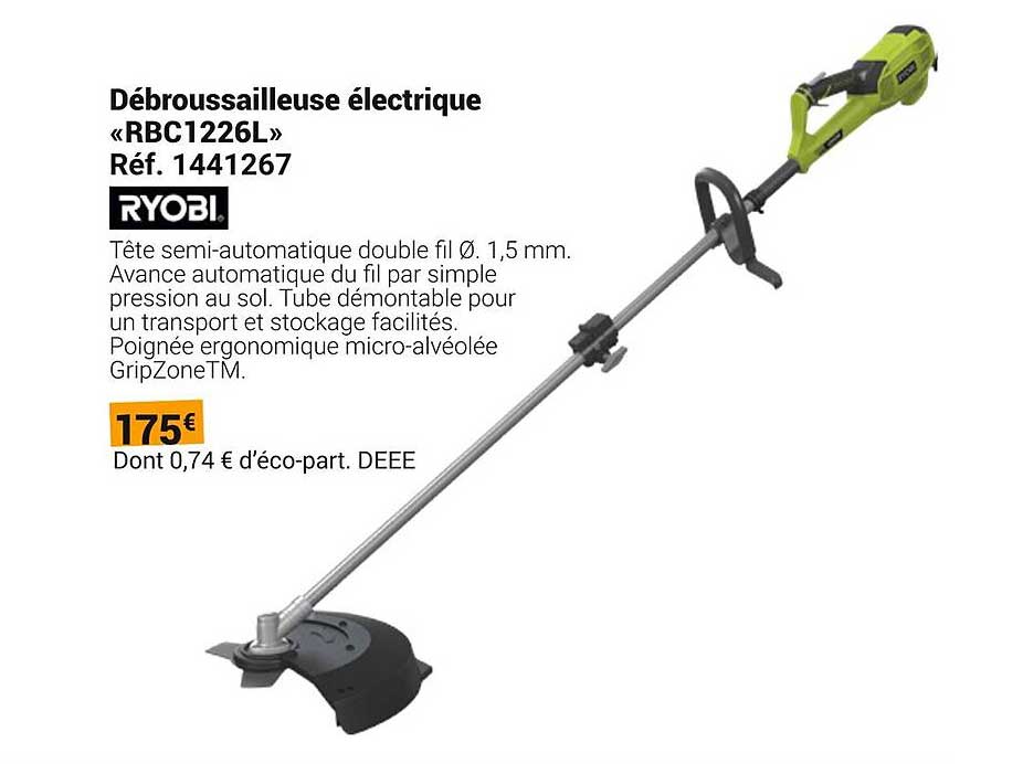Débroussailleuse électrique « RBC1226L »
