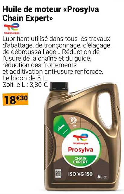 Huile de moteur « Prosylva Chain Expert »