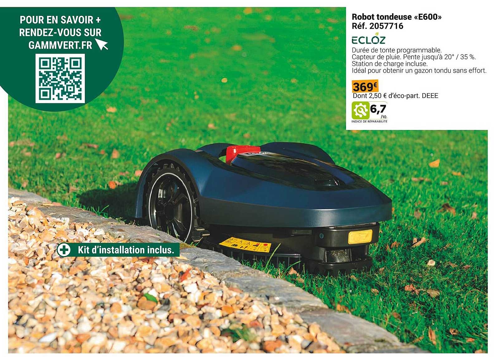 Robot tondeuse «E600»