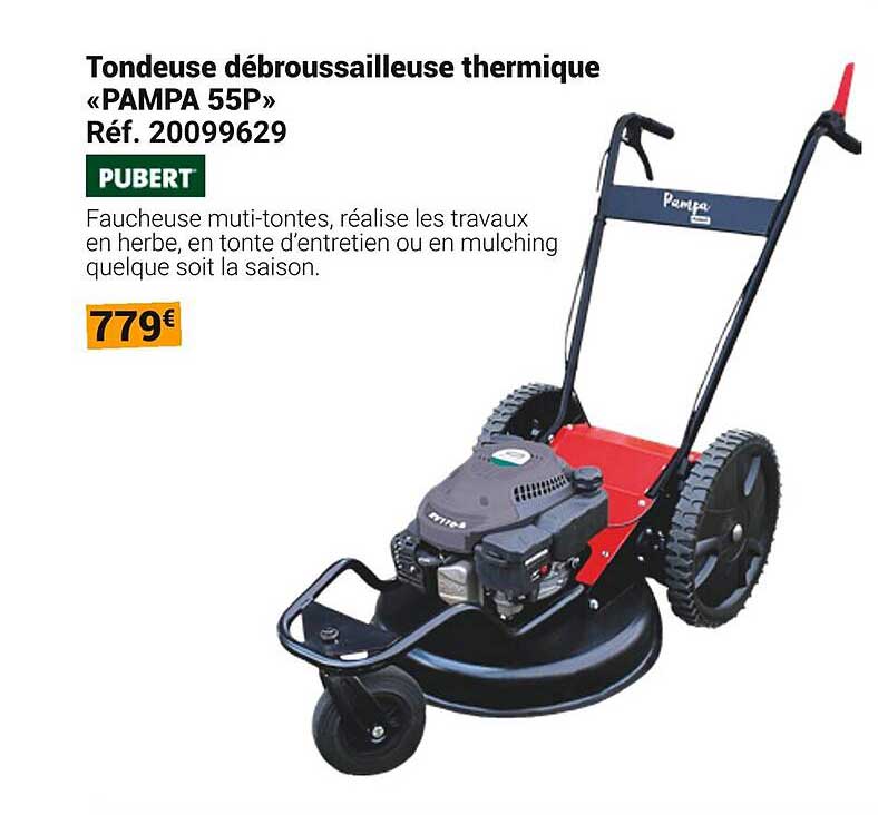 Tondeuse débroussailleuse thermique « PAMPA 55 »