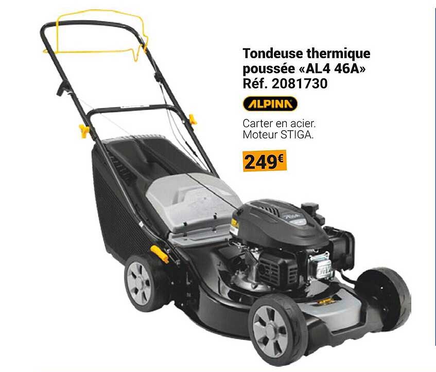 Tondeuse thermique poussée «AL4 46A»
