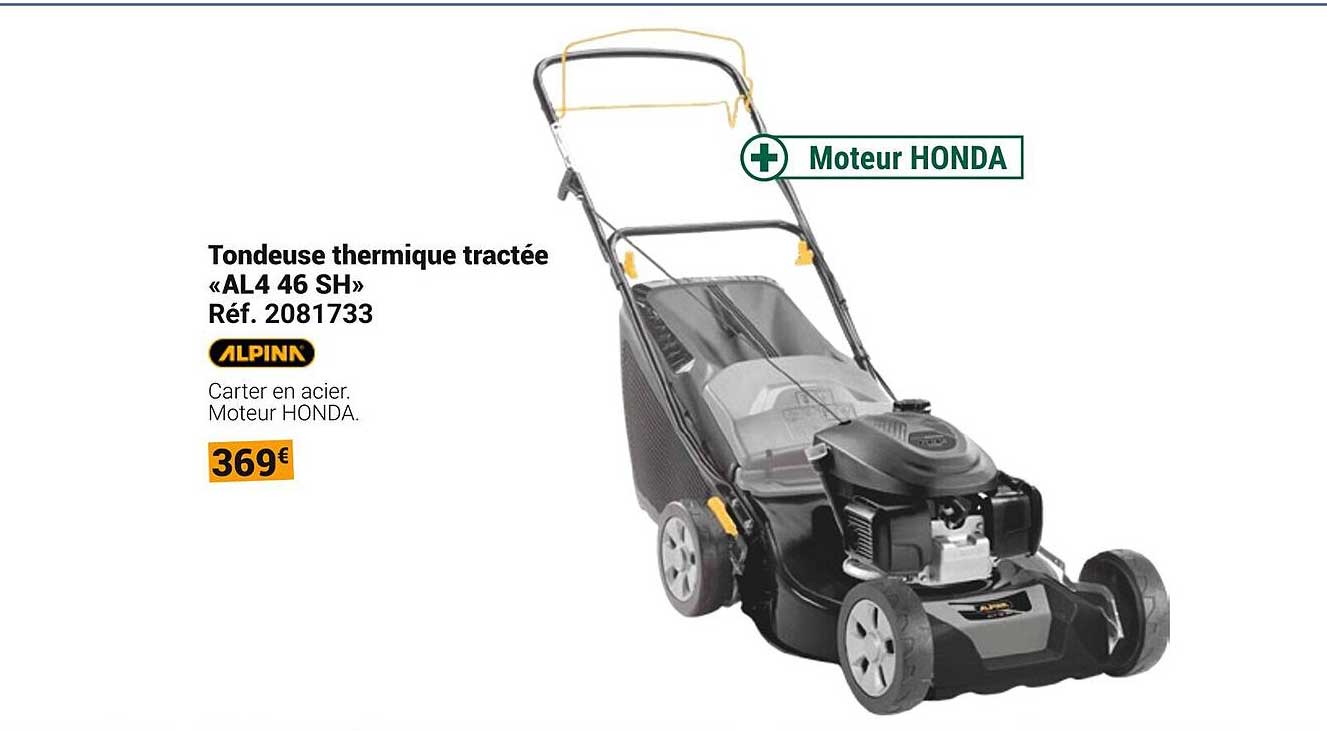 Tondeuse thermique tractée «AL4 46 SH»