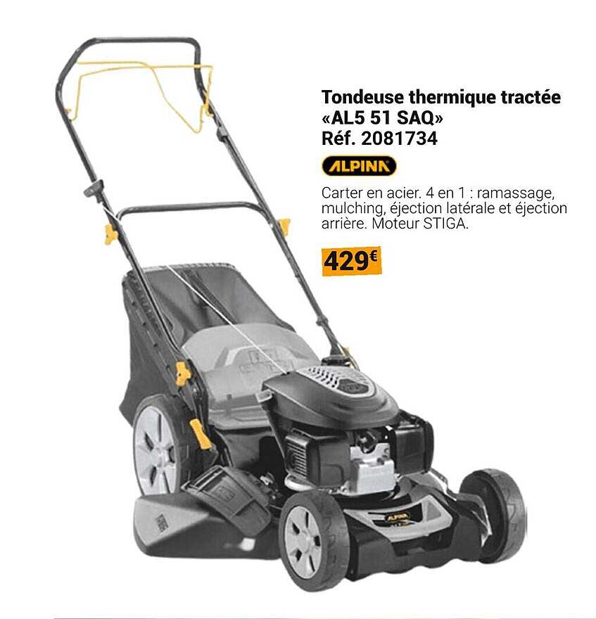 Tondeuse thermique tractée « AL5 51 SAQ »