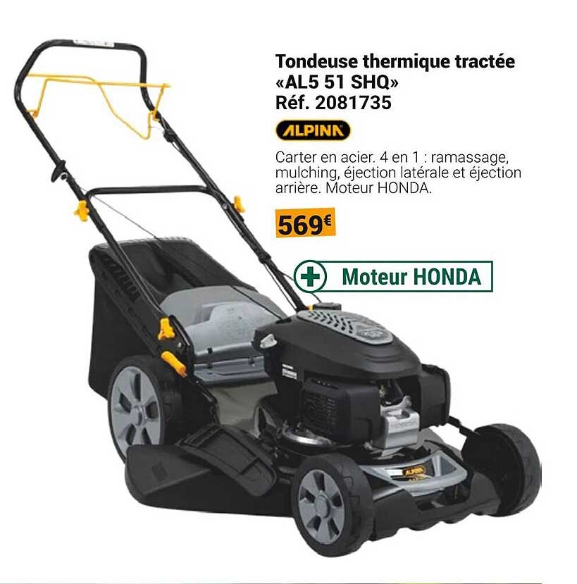 Tondeuse thermique tractée «AL5 51 SHQ»