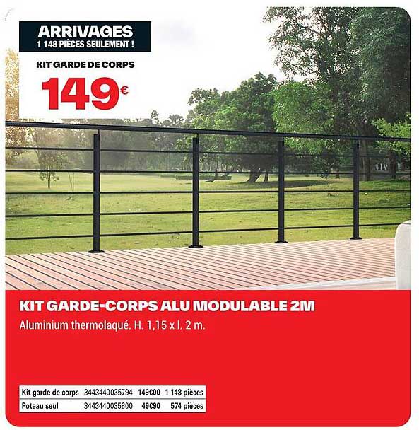 Kit Garde Corps Brico Depotnull