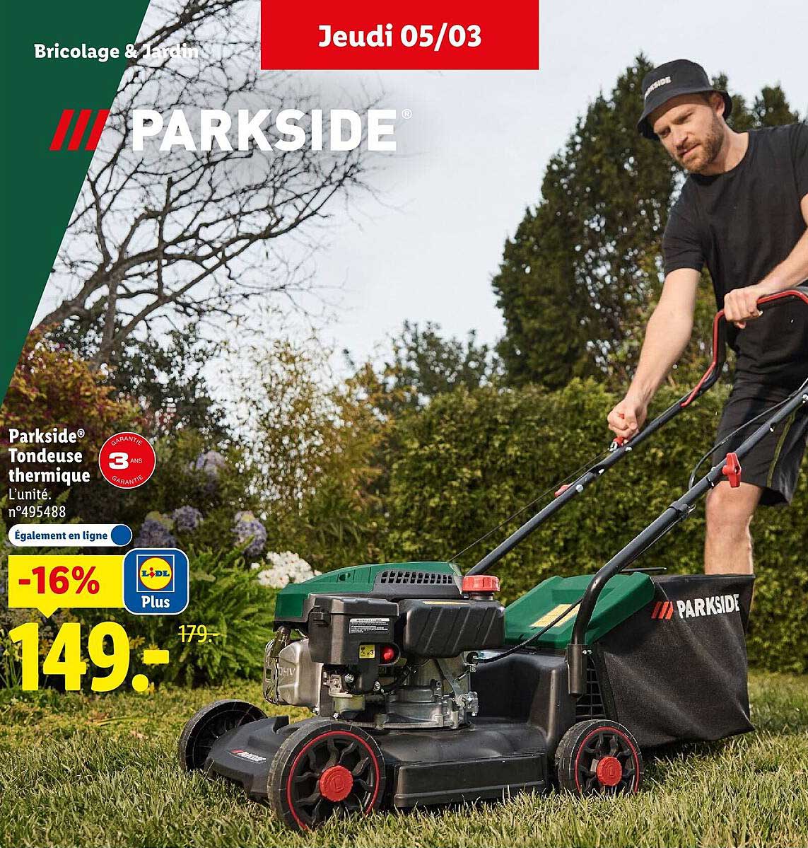 Tondeuse Lidl Parkside 2022null