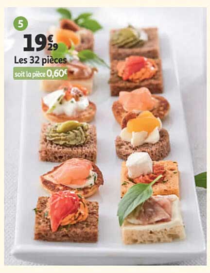 Les 32 pièces