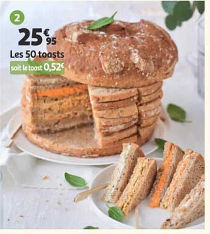 Les 50 toasts