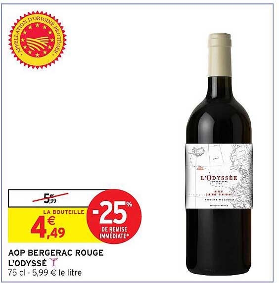 AOP BERGERAC ROUGE L'ODYSSÉE
