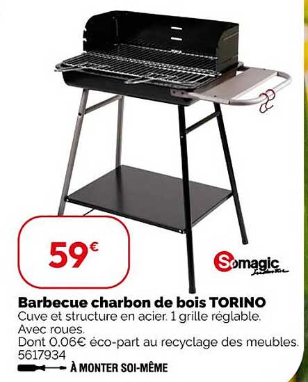 Barbecue charbon de bois TORINO