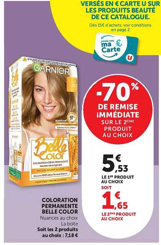 COLORATION PERMANENTE BELLE COLOR