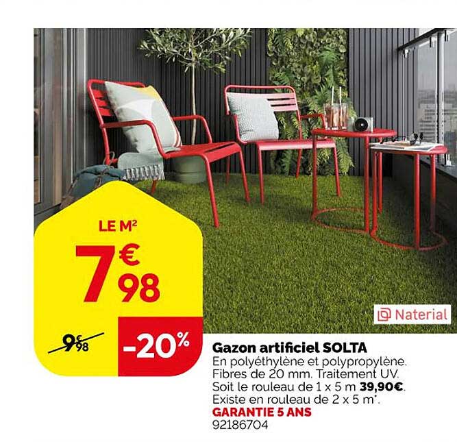Gazon artificiel SOLTA