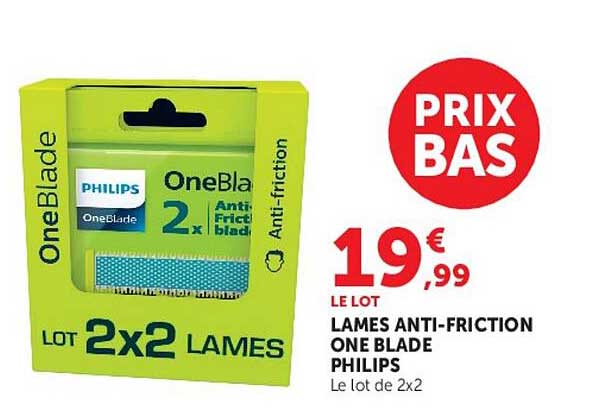 LAMES ANTI-FRICTION ONE BLADE PHILIPS