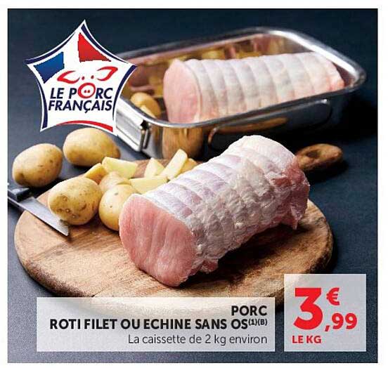 Promo Roti Filet Ou Echine Sans Os chez Hyper U - 123Catalogue.fr