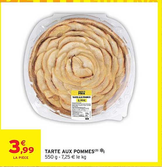 Promo Tarte Aux Pommes chez Intermarché - 123Catalogue.fr