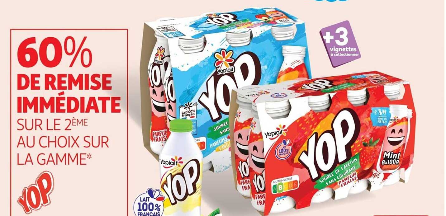 60% DE REMISE IMMÉDIATE SUR LE 2ÈME AU CHOIX SUR LA GAMME