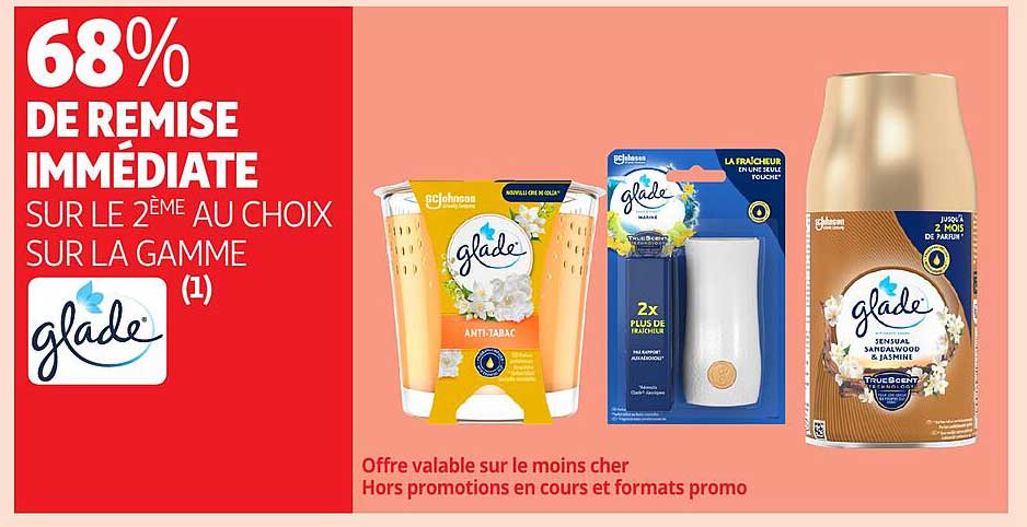 68% DE REMISE IMMEDIATE SUR LE 2ÈME AU CHOIX SUR LA GAMME