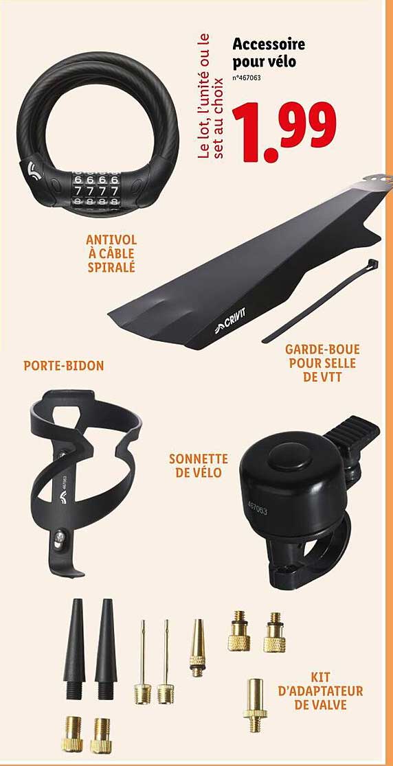 Accessoire pour vélo
