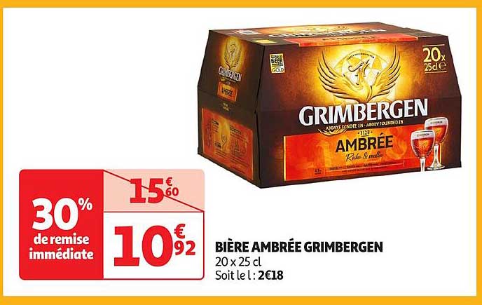 BIÈRE AMBRÉE GRIMBERGEN