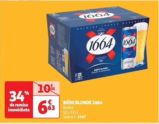 BIÈRE BLONDE 1664