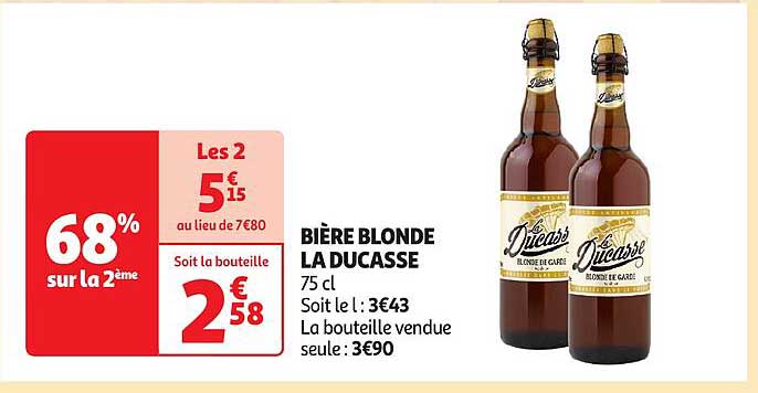 BIÈRE BLONDE LA DUCASSE