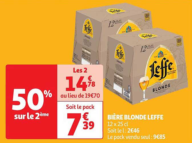 BIÈRE BLONDE LEFFE