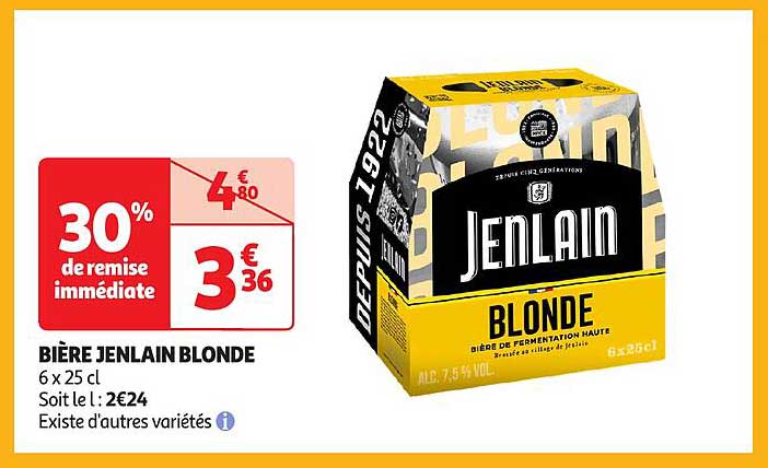 BIÈRE JENLAIN BLONDE