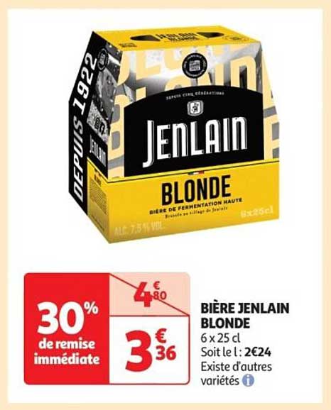 BIÈRE JENLAIN BLONDE