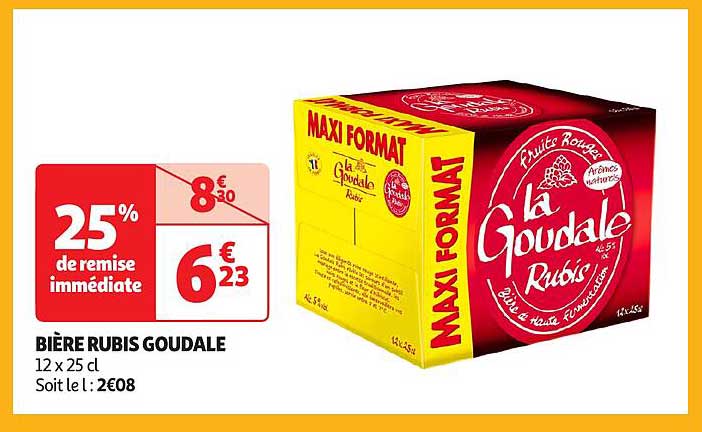 Bière Rubis Goudale